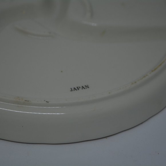 Merry Christmas Tree Ceramic Sectioned Bon Bon Serving Dish Jay Import Co Japan - Picture 6 of 7